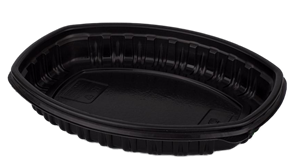 Plastová miska na jídlo PP 800ml 1-dílná černá