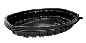 Plastová miska na jídlo PP 800ml 1-dílná černá