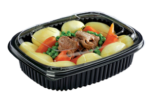 Plastová miska na jídlo PP 1250 ml 1-dílná černá