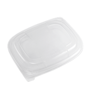 Plastové víčko PP k 1-dílné misce na jídlo 1250 ml transparentní