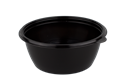 Plastová miska PP na polévku 375 ml kulatá černá O144 mm