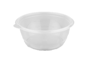 Plastová miska PP na polévku 500 ml kulatá transparentní O144 mm