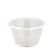 Plastová miska PP na polévku 750 ml kulatá transparentní O144 mm