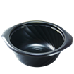 Plastová miska PP na polévku 400 ml kulatá černá O125 mm