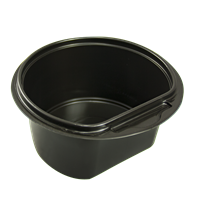 Plastová miska PP na polévku 500 ml kulatá černá O145 mm