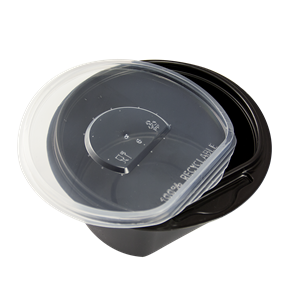 Plastové víčko PP kulaté transparentní O145 mm pro misku 10.018605