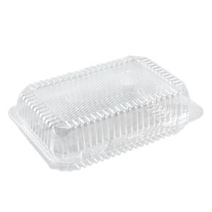 Plastová krabice OPS na pečivo 1850 ml s integrovaným víčkem SL40