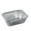 Hliníková miska hranatá 470 ml 14,5x12x4,1 cm