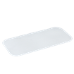 Víčko papír/hliník pro misku hliníkovou hranatou 218x114 mm 900 ml