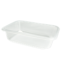 Plastová zatavovací miska PP 187x137x50 mm 1D 850 ml transparentní