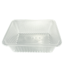 Plastová zatavovací miska PP 227x178x80 mm 1D žebr.