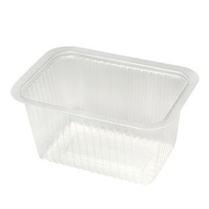 Plastová zatavovací miska PP 500 ml na polévku tr. hranatá