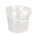 Plastová dóza PP 580 ml s uchem a pojistkou