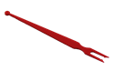 Plastové napichovátko 13,5 cm barevné