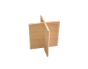 Dřevěný distanční stojánek do pizza krabic 3 cm