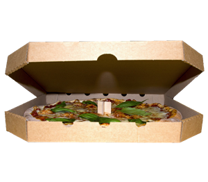 Dřevěný distanční stojánek do pizza krabic 3 cm