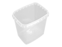 Vanička PP 550 ml hranatá s plombou