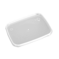 Víčko PP hranaté k vaničce s plombou 150/200/ 550 ml