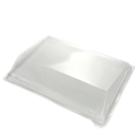 Plastové víčko PET k misce na SUSHI 183x128x32 mm transparentní