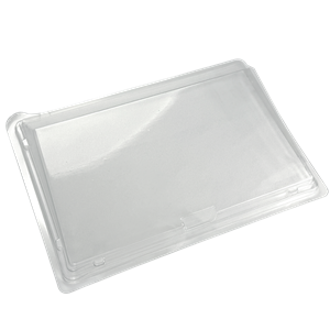 Plastové víčko PET k misce na SUSHI 183x128x32 mm transparentní