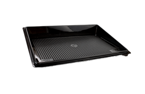 Plastová miska na SUSHI PET 235x162x30 mm černá