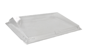 Plastové víčko PET k misce na SUSHI 235x162x32 mm transparentní
