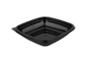Plastová miska PP 160x160x36 mm hranatá 375 ml černá