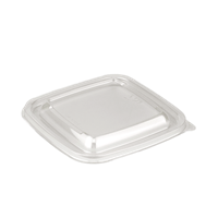 Plastové víčko PP hranaté pro misky 160x160 mm 375/500/625/750/875 ml transparentní