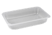 Plastová miska PP 275x175x75 mm hranatá 2400 ml transparentní