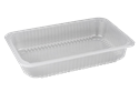 Plastová miska PP 275x175x75 mm hranatá 2400 ml transparentní