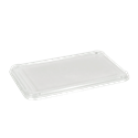 Plastové víčko PET hranaté pro misky 275x175 mm 1600/2000/2400 ml transparentní