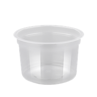 Plastová miska PP 200 ml kulatá transparentní O95 mm