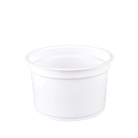 Plastová miska PP 200 ml kulatá bílá O95 mm