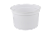 Plastová miska PP 250 ml kulatá bílá O95 mm