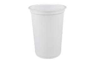 Plastová miska PP 400 ml kulatá bílá O95 mm