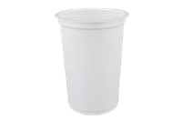 Plastová miska PP 500 ml kulatá bílá O95 mm