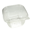Plastová miska rPET 125x125x95 mm hranatá 750 ml transparentní