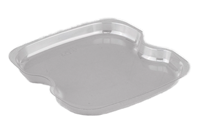 Plastová vložka PET 109x108x10 mm pro misky 126x126 mm transparentní