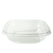 Plastová miska PET 160x160x45 mm hranatá 500 ml transparentní