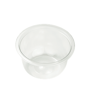 Plastový kelímek na dezert rPET 100 ml transparentní O76 mm