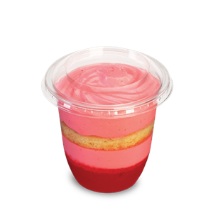 Plastový kelímek na dezert rPET 160 ml transparentní O76 mm