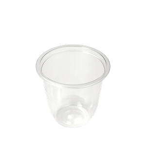 Plastový kelímek na dezert rPET 160 ml transparentní O76 mm