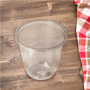 Plastový kelímek na dezert rPET 160 ml transparentní O76 mm