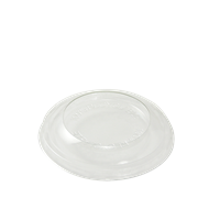Plastové víčko rPET pro kelímky na dezert 100/160/200 ml transparentní O81 mm