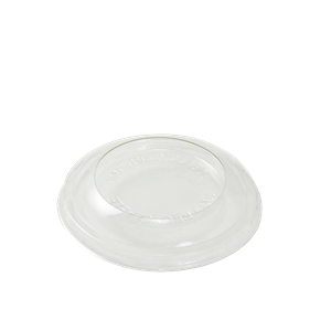 Plastové víčko rPET pro kelímky na dezert 100/160/200 ml transparentní O81 mm