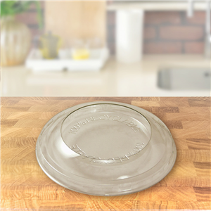 Plastové víčko rPET pro kelímky na dezert 100/160/200 ml transparentní O81 mm