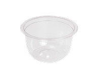 Plastový kelímek na dezert rPET 200 ml transparentní O95 mm