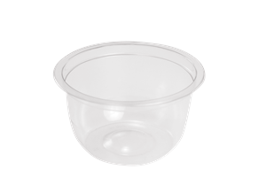 Plastový kelímek na dezert rPET 200 ml transparentní O95 mm