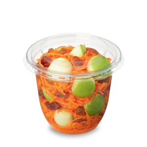 Plastový kelímek na dezert rPET 270 ml transparentní O95 mm