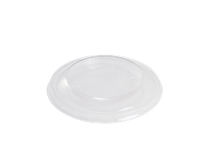 Plastové víčko rPET pro kelímky na dezert 200/270 ml transparentní O100 mm